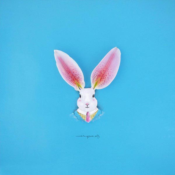 งานศิลปะจากดอกไม้ 