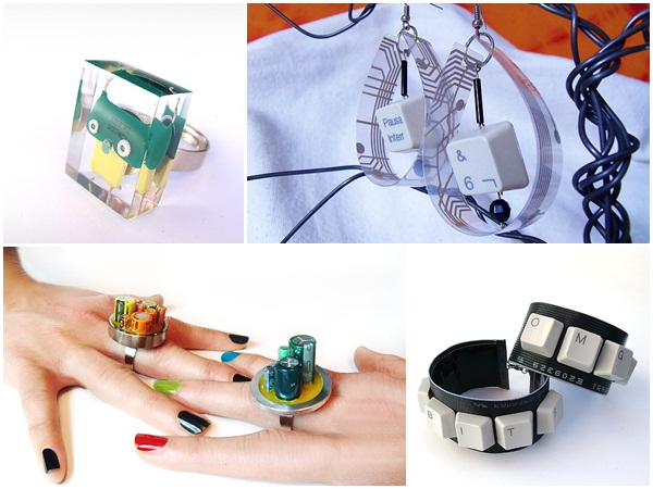 เครื่องประดับจากขยะอิเล็กทรอนิกส์ 