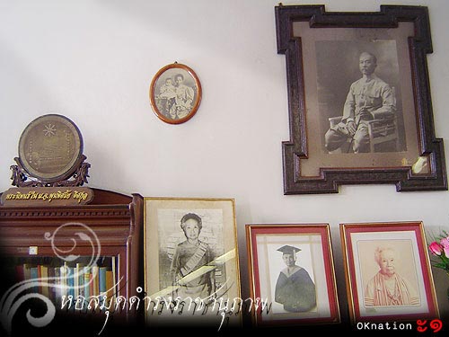 ภาพสมเด็จกรมพระยาดำรงราชานุภาพ ณ หอสมุดดำรงราชานุภาพ