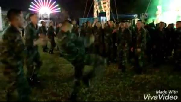 ทหารเต้น