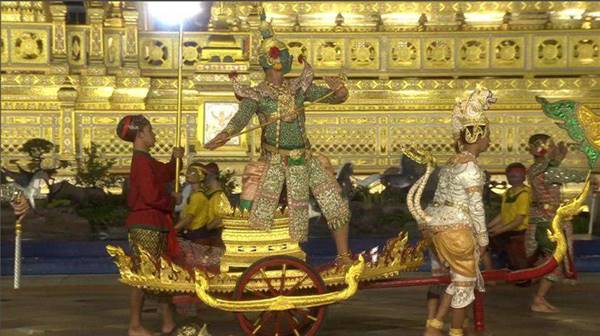 โขนรามเกียรติ์ พระราชพิธีถวายพระเพลิงพระบรมศพ