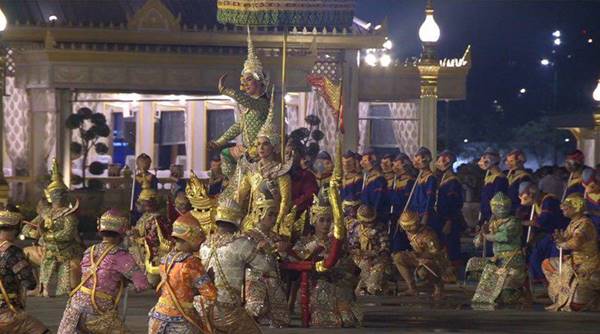 โขนรามเกียรติ์ พระราชพิธีถวายพระเพลิงพระบรมศพ