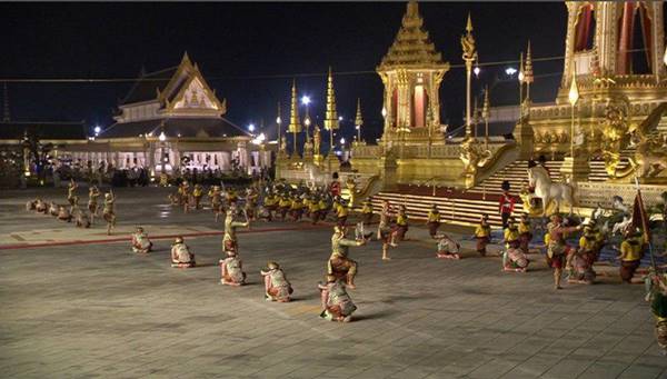 โขนรามเกียรติ์ พระราชพิธีถวายพระเพลิงพระบรมศพ