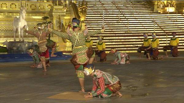 โขนรามเกียรติ์ พระราชพิธีถวายพระเพลิงพระบรมศพ