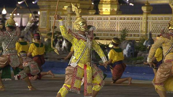 โขนรามเกียรติ์ พระราชพิธีถวายพระเพลิงพระบรมศพ