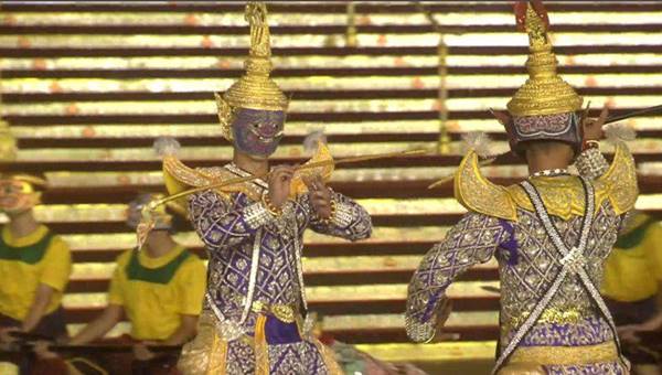 โขนรามเกียรติ์ พระราชพิธีถวายพระเพลิงพระบรมศพ