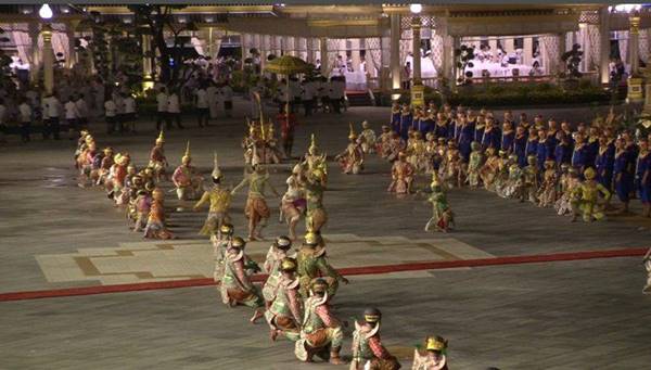 โขนรามเกียรติ์ พระราชพิธีถวายพระเพลิงพระบรมศพ