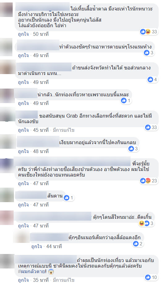 ประท้วงแกร็บคาร์