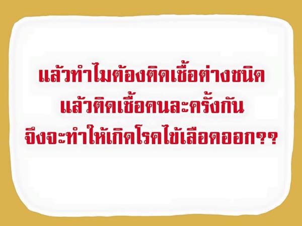 การ์ตูนโรคไข้เลือดออก