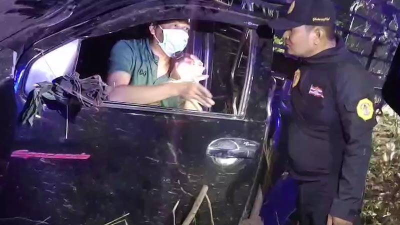 ขับรถชนคนตาย