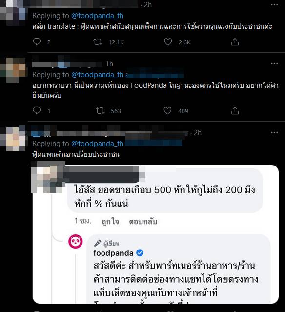ไรเดอร์ฟู้ดแพนด้า ม็อบ