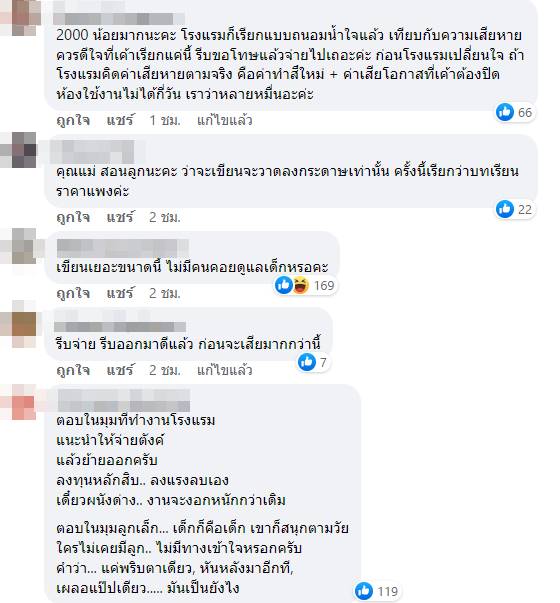 ลูกเขียนผนังโรงแรม