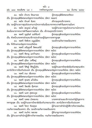 โผนายพล เม.ย.59