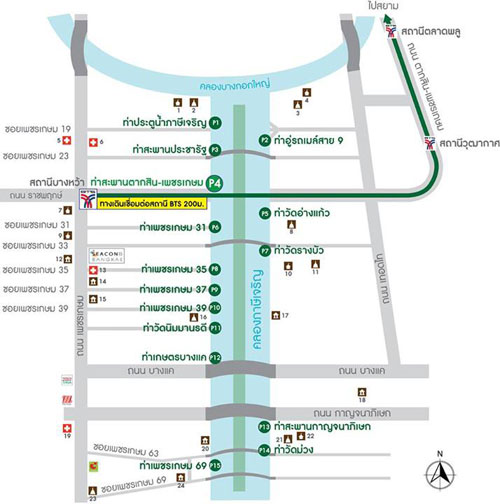 แผนที่เส้นทางการเดินเรือ