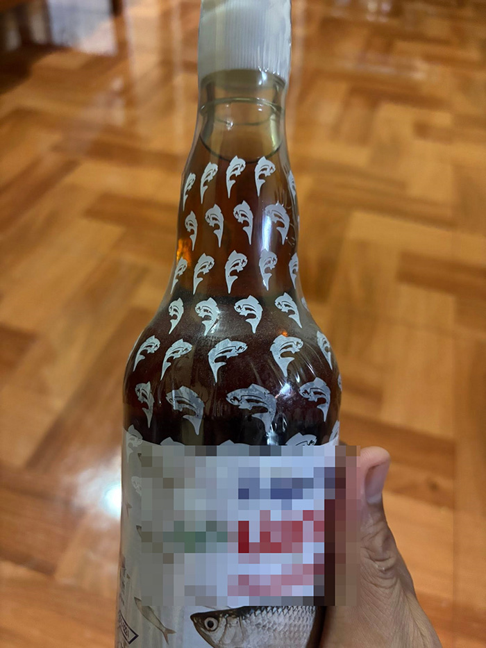 ลายบนขวดน้ำปลา