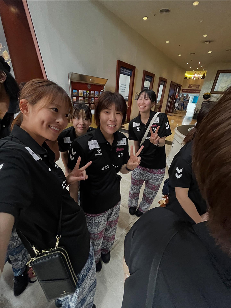 นักวอลเลย์บอลญี่ปุ่น แชร์โมเมนต์ใจฟูที่ไทย