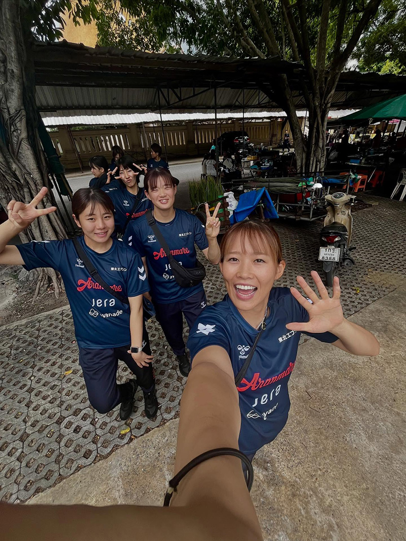 นักวอลเลย์บอลญี่ปุ่น แชร์โมเมนต์ใจฟูที่ไทย