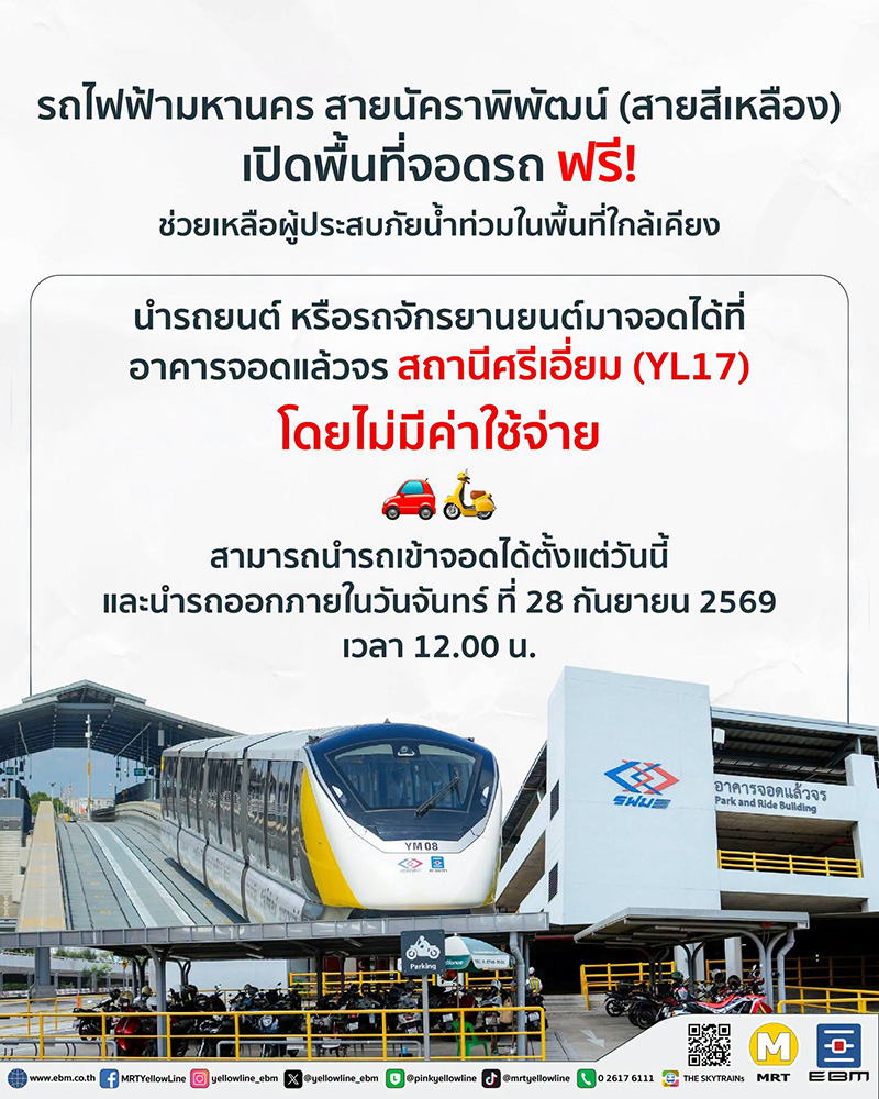 ที่จอดรถ น้ำท่วม