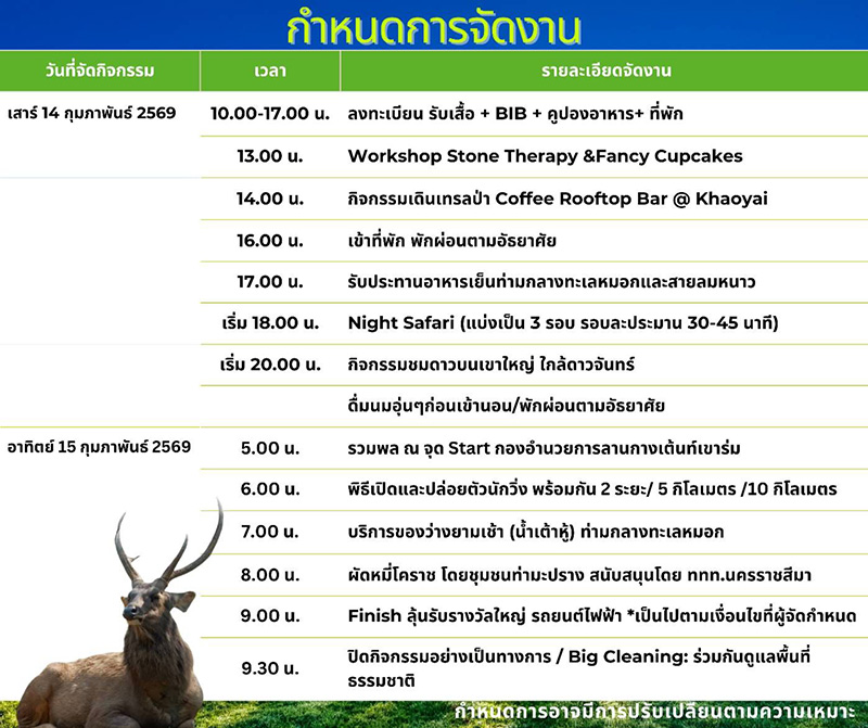 งานวิ่งเขาใหญ่