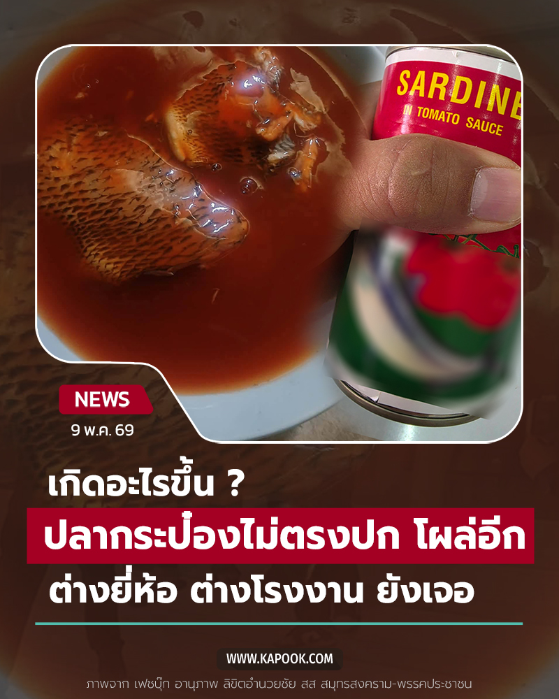 ปลากระป๋องไม่ตรงปก
