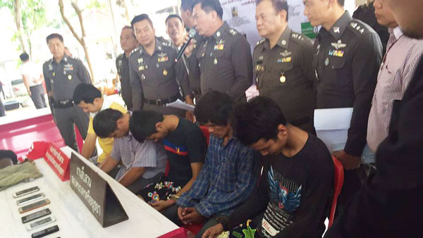 รวบยกแก๊ง 6 โจรหลอกเปลี่ยนรหัส K-Cyber Banking