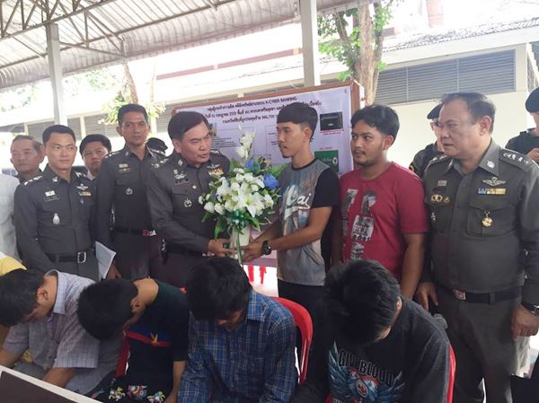 รวบยกแก๊ง 6 โจรหลอกเปลี่ยนรหัส K-Cyber Banking