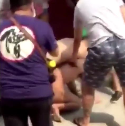 รุมยำหนุ่มข่มขืนสุนัขถ่ายทอดสด