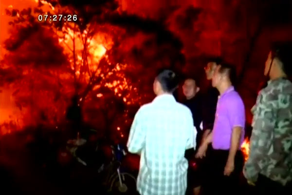 ไฟป่าไหม้สวนทุเรียน-ลางสาด อุตรดิตถ์