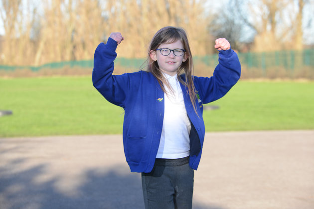 เด็กหญิงป่วยแปลก