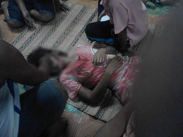 ผัวโหดยิงเมียดับคาบ้าน