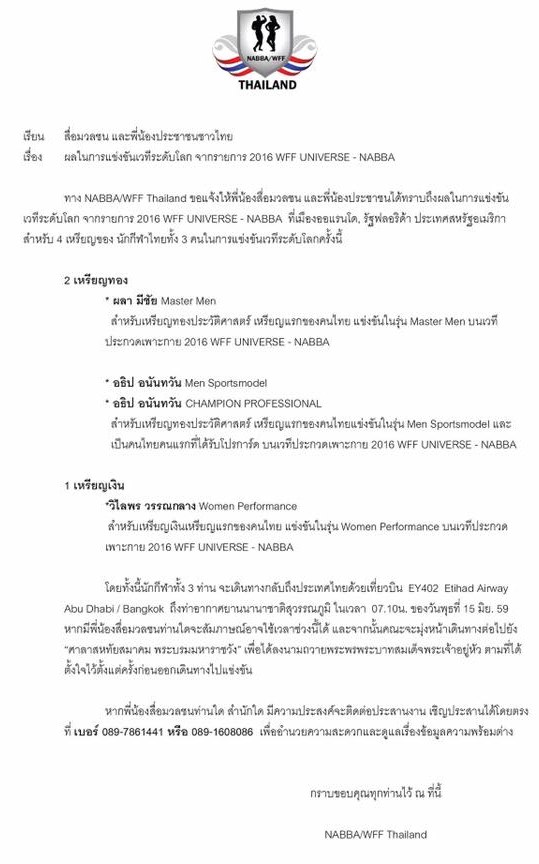 ดราม่าสมาคมเพาะกาย