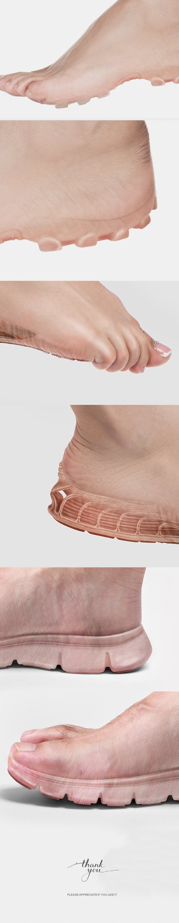 รองเท้าเท้าเปล่า