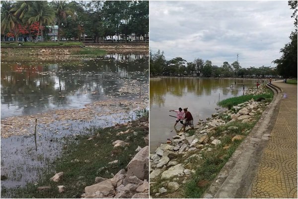 ปลาน็อคน้ำ ที่สระน้ำทุ่งนาเชย จันทบุรี