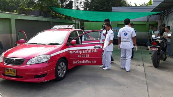 ดับปริศนาคาแท็กซี่ในปั้มแก๊ส 