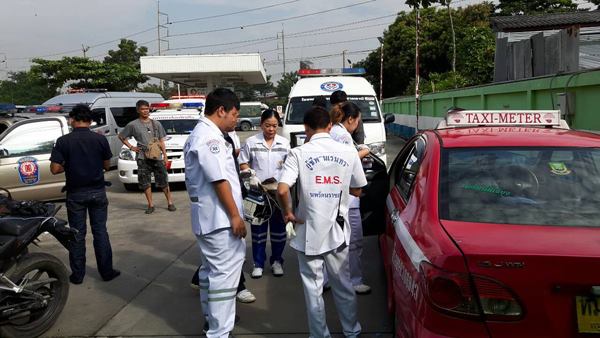 ดับปริศนาคาแท็กซี่ในปั้มแก๊ส 