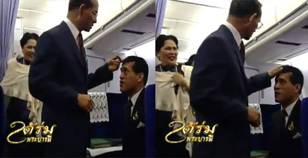 ในหลวง ร.9 ทรงจับพระหัตถ์ราชินี ลูบพระเกศาพระบรมฯ