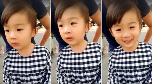 เผยหน้าสดหนูน้อยแต่งผีไร้หน้าไปงานฮาโลวีน น่ารักไม่ใช่เล่น