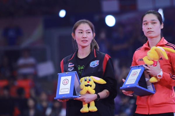 นุศรา ต้อมคำ คว้ามือเซตอันดับ 1 เวิลด์กรังด์ปรีซ์ 2016