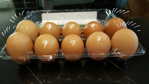 ซื้อไข่ไก่ 10 ฟอง เจอใหญ่ 4 เล็ก 6 ซ่อนใต้ฉลากแนบเนียน
