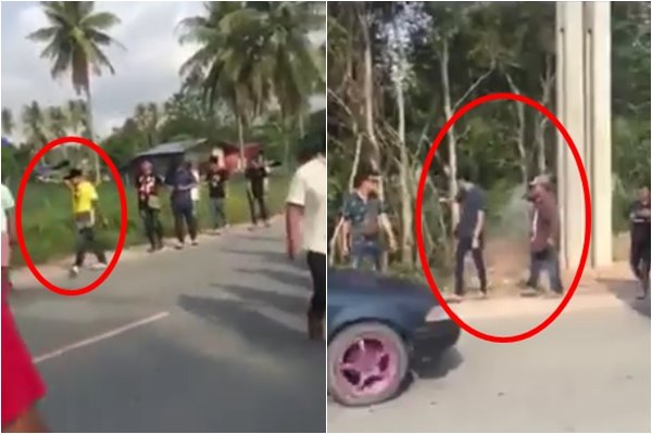 คลิปขบวนขันหมากยิงปืนฉลอง กระสุนโดนชาวบ้านดับ