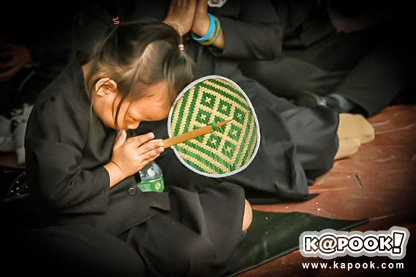 ไพร่ฟ้าประชาราษฎร์ชมริ้วขบวนที่ 4 อัญเชิญพระบรมอัฐิ ร.9