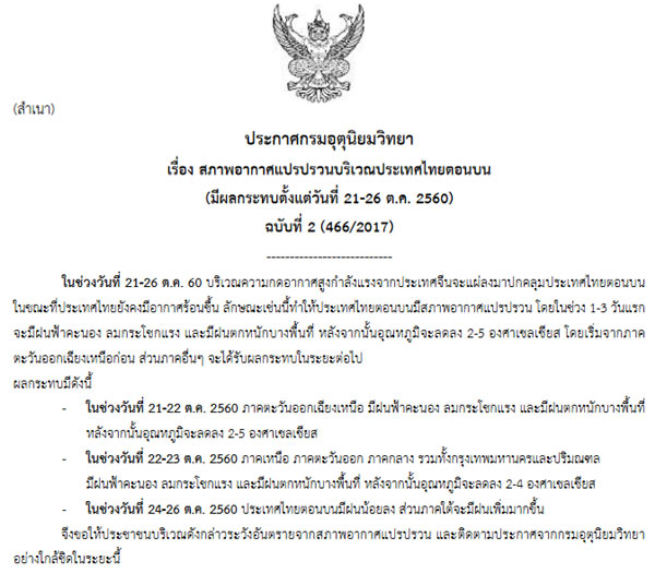 พยากรณ์อากาศ