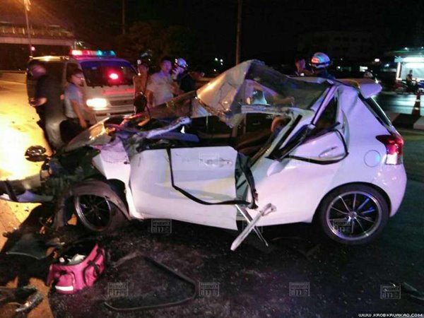 น้องจูน รปภ.สาว ประสบอุบัติเหตุ