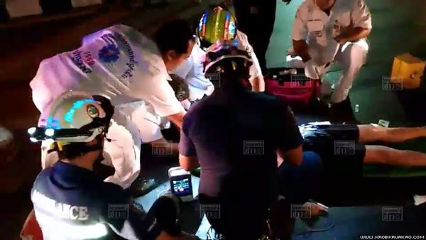 น้องจูน รปภ.สาว ประสบอุบัติเหตุ