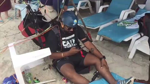 พาราไกลดิ้งตก