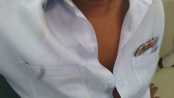 ศึกรถเมล์เดือดด่ากราด-ชกต่อยกลางถนน