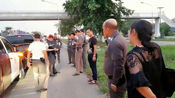 รถตำรวจชนกัน 4 คันรวด