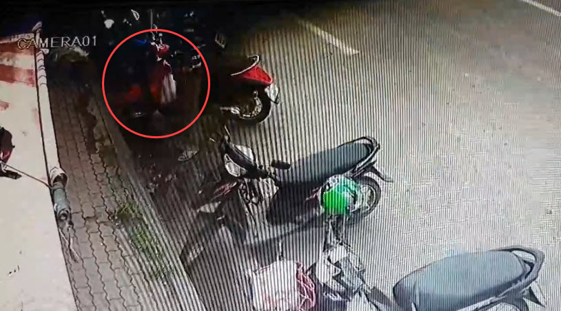 โจรขโมยถุงกับข้าว