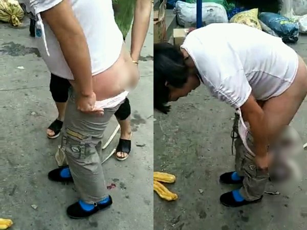 คลอดลูกกลางถนน