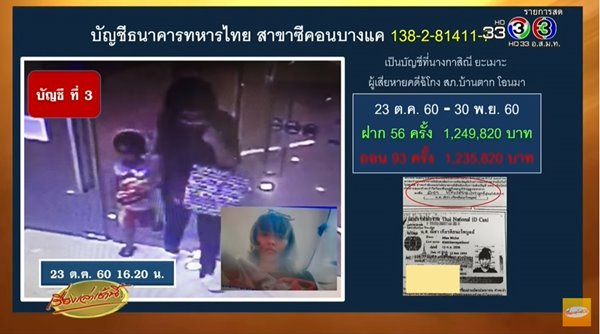 ส่องไทม์ไลน์แก๊งเปิดบัญชี ณิชา 